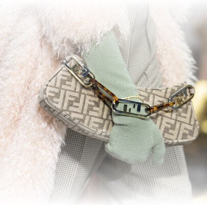 O’Lock Fendi and its debut in bags and marquetry