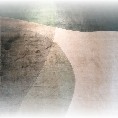 What is behind a handmade rug from India