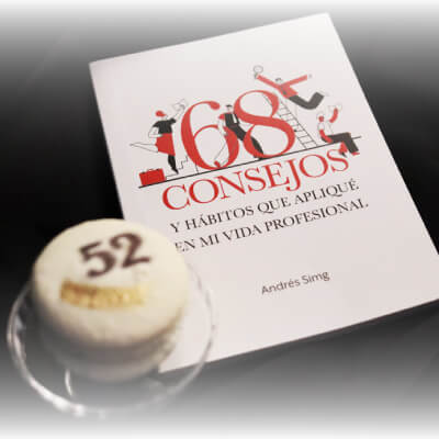 68 consejos y hábitos que apliqué en mi vida profesional, una celebración al esfuerzo y talento de Andrés Simg