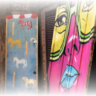 Abriendo Puertas del mundo del arte y la exfábrica mx para ayudar a quienes más lo necesitan