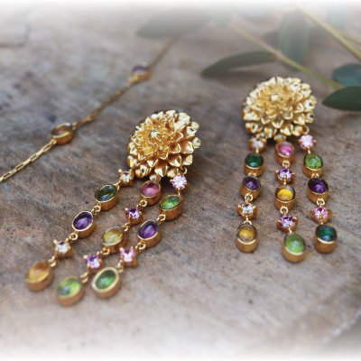 La dalia brilla en Divalia, la nueva colección de Isela Robles