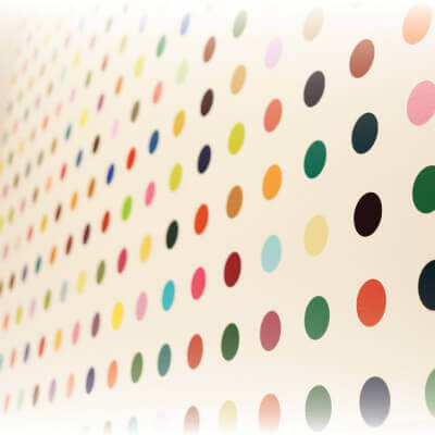 New Spot Paintings & A Hundred Years by Damien Hirst in Mexico City.