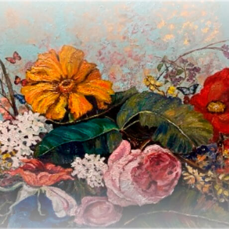 Daniela Vargas Winiker arte vivo en la galería Be by Bloom