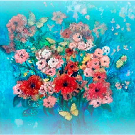 Daniela Vargas Winiker, live art at the Be by Bloom gallery