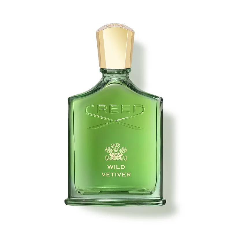 Perfume Creed Wild Vetiver, botella, fragancia de lujo, The House of Creed