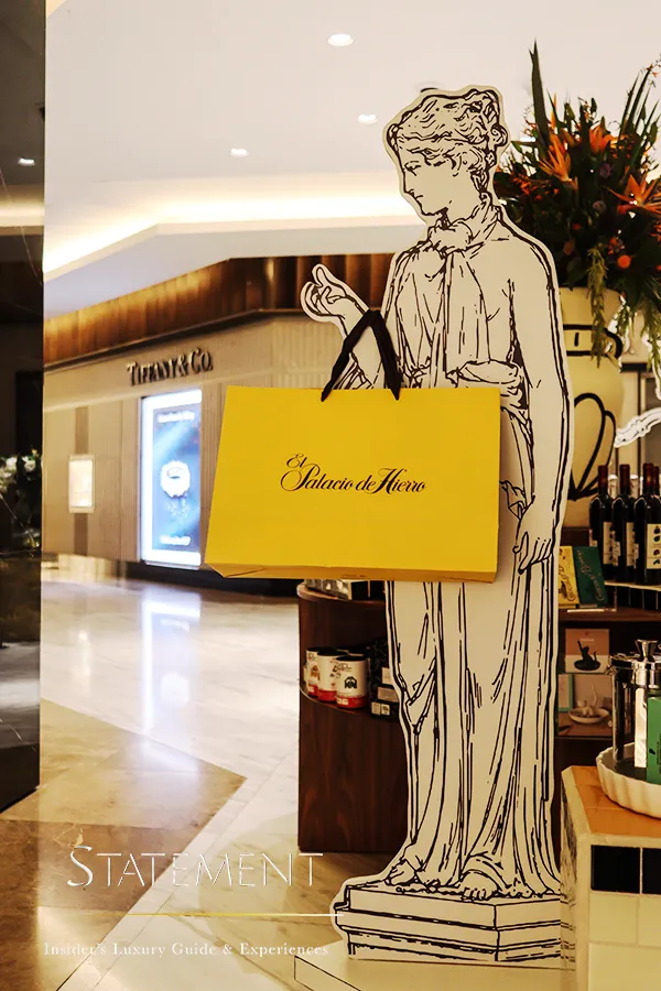 acceso al área de Mexico Francia en Palacio de Hierro Polanco