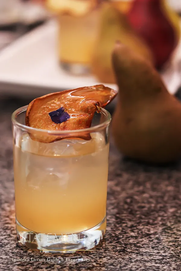 pera limoncello con pera de california
