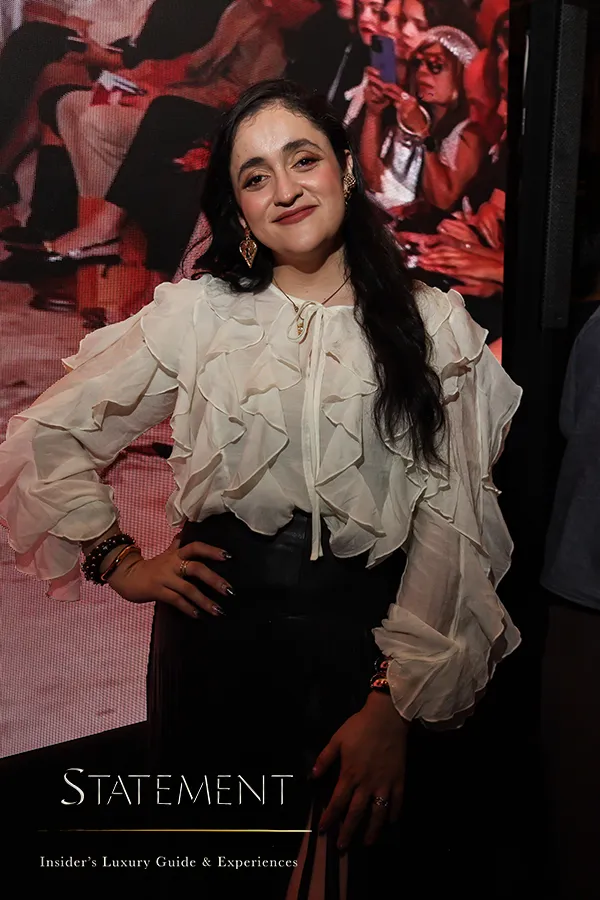 1. Emma Castañeda, diseñadora de Cuadra, durante la presentación de Quintaesencia