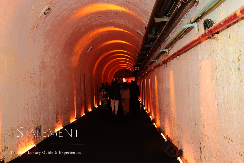 Túnel de acceso al Gran Desfile de Otoño 2026 de El Palacio de Hierro en La México