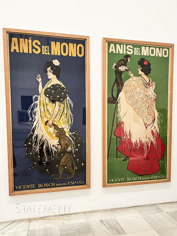 Carteles de Anís del Mono diseñados por Ramón Casas
