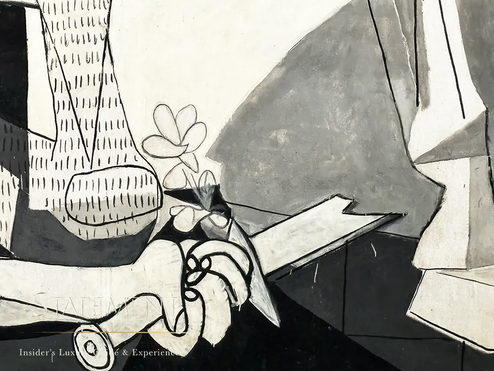 Detalle de Guernica de Pablo Picasso en el Museo Reina Sofía