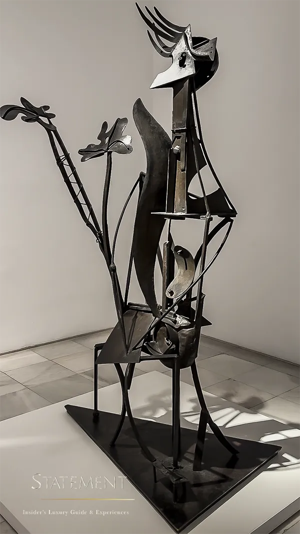 Mujer en el jardín de Pablo Picasso en el Museo Reina Sofía
