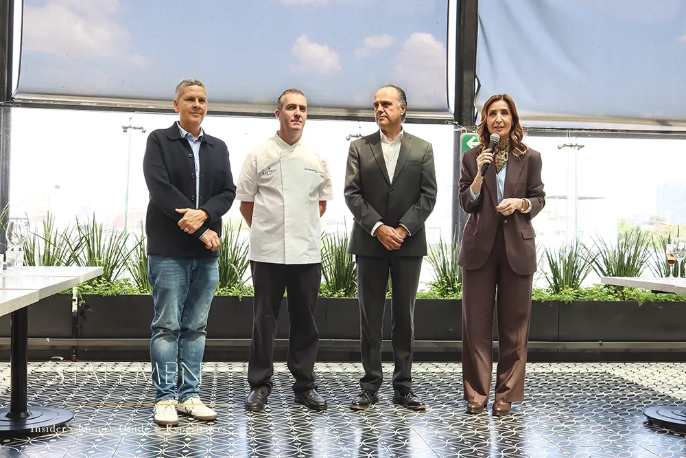 Presentación del chef invitado Sylvain Desbois en Le Bistro Palacio Polanco Claudio Poblete Ritschel, María Martha Agraz