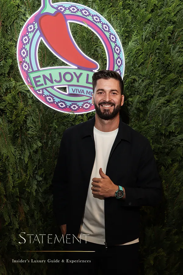 Tobias Küffer, vicepresidente de NORQAIN, durante el lanzamiento de Viva México