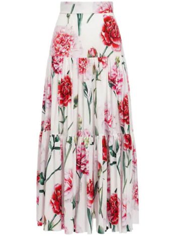 Dolce-&-Gabbana-Cotton-Popelin-Skirt